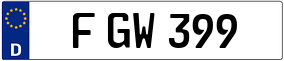 Truck License Plate
